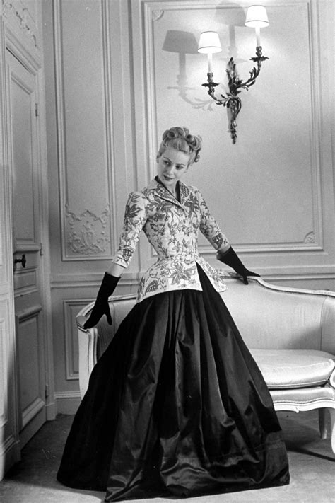 1940's dior fashion|vintage Dior dress photos.